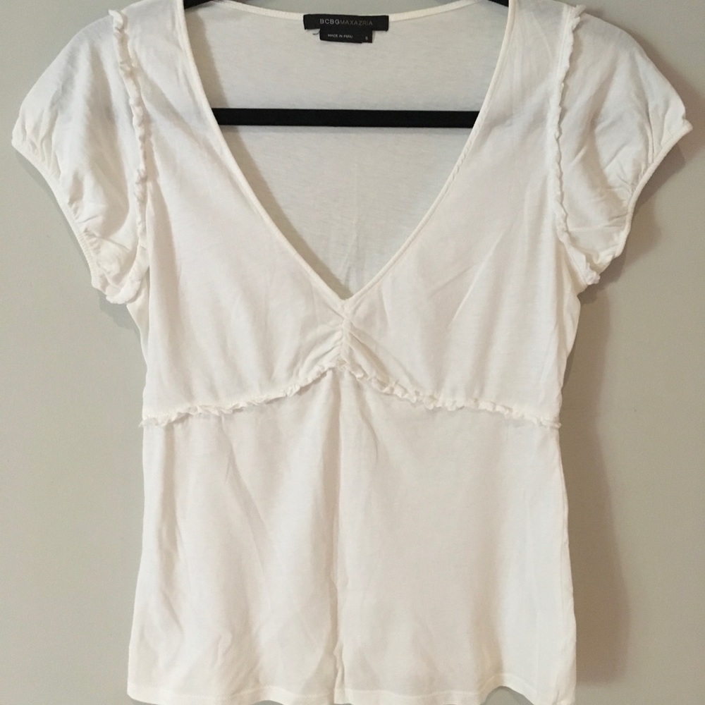 BCBGMaxAzria White Top